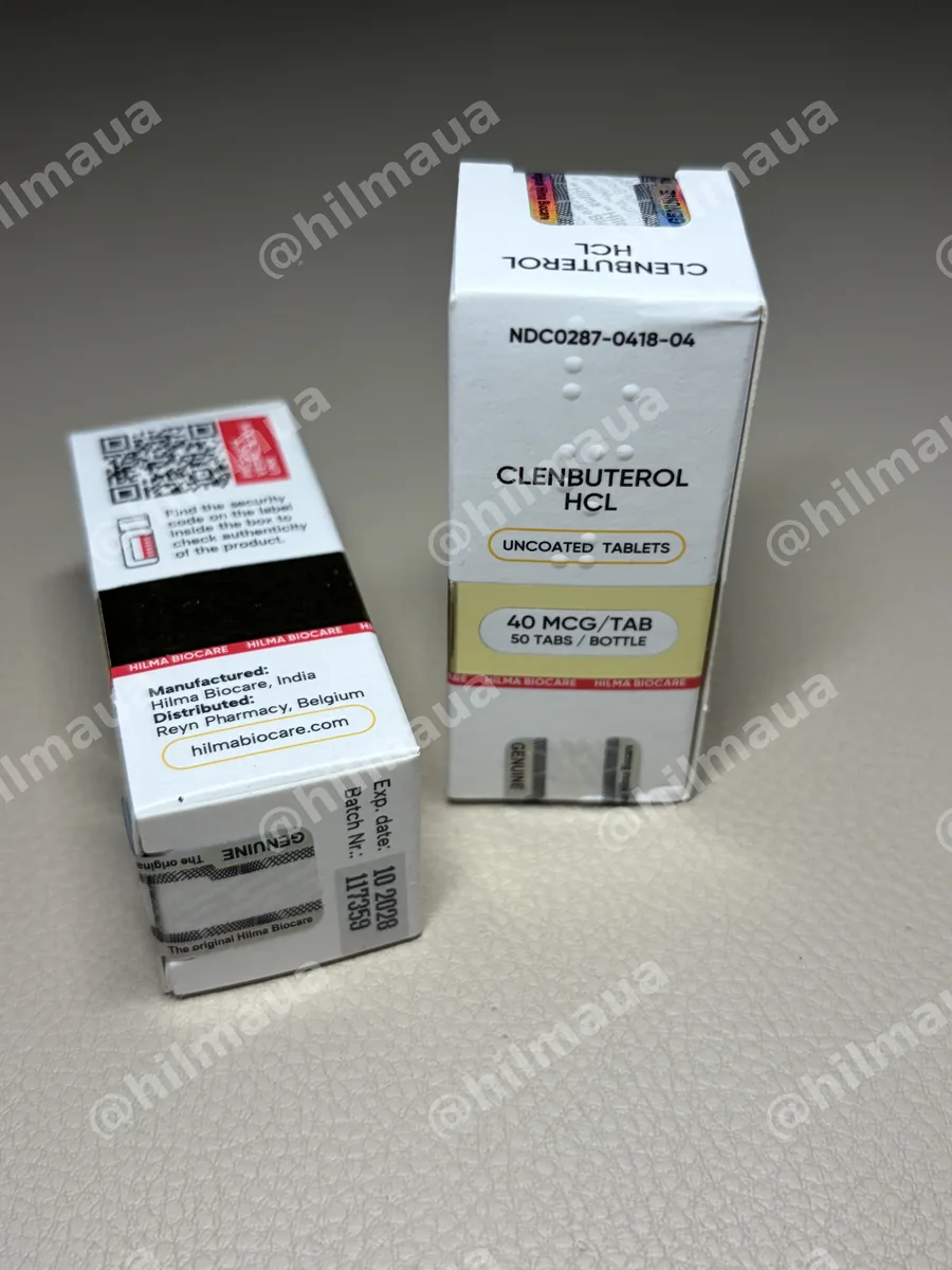 Упаковка Clenbuterol HCl, фото з архіву